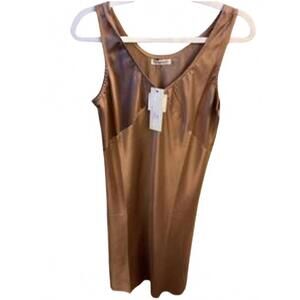 NEW PAPARAZZI FASHION women's slip dress in tan